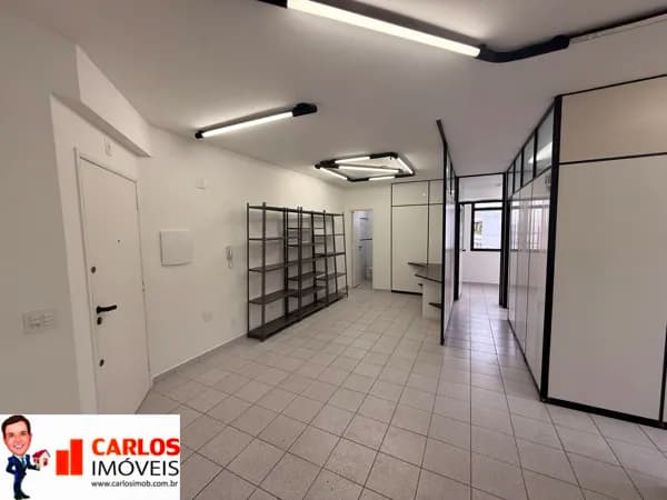 Sala Comercial na Avenida Principal de Santos, Ana Costa, 85 m².