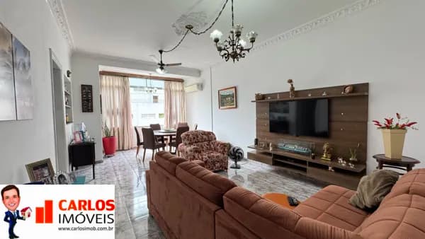 03 Dormitórios Boqueirão Santos 100 Metros da Praia! 146M2