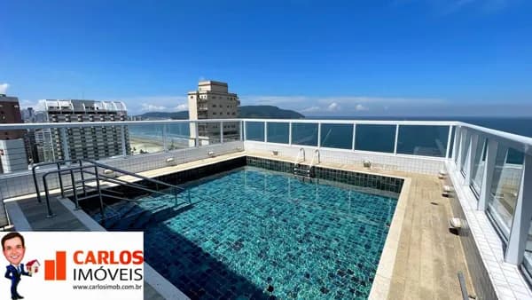APARTAMENTO LINDO, PRONTO PARA MORAR, PRAIA DO GONZAGA, PRÉDIO COM LAZER