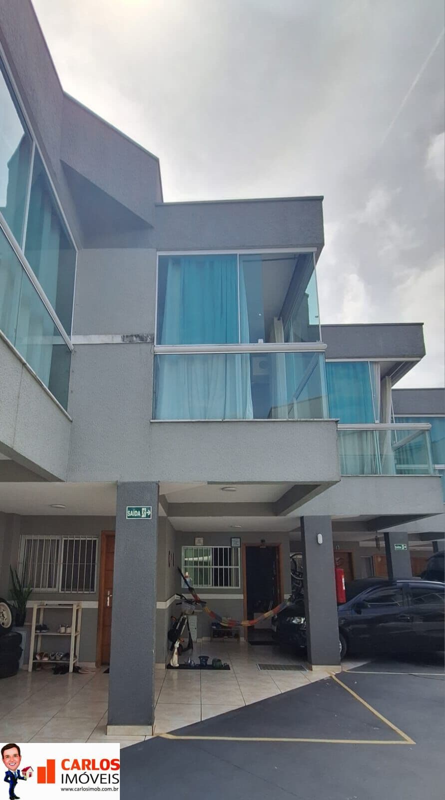 SOBRADO EM CONDOMÍNIO EM PRAIA GRANDE - PERTO DO SHOPPING LITORAL PLAZA - GARAGEM PRIVATIVA