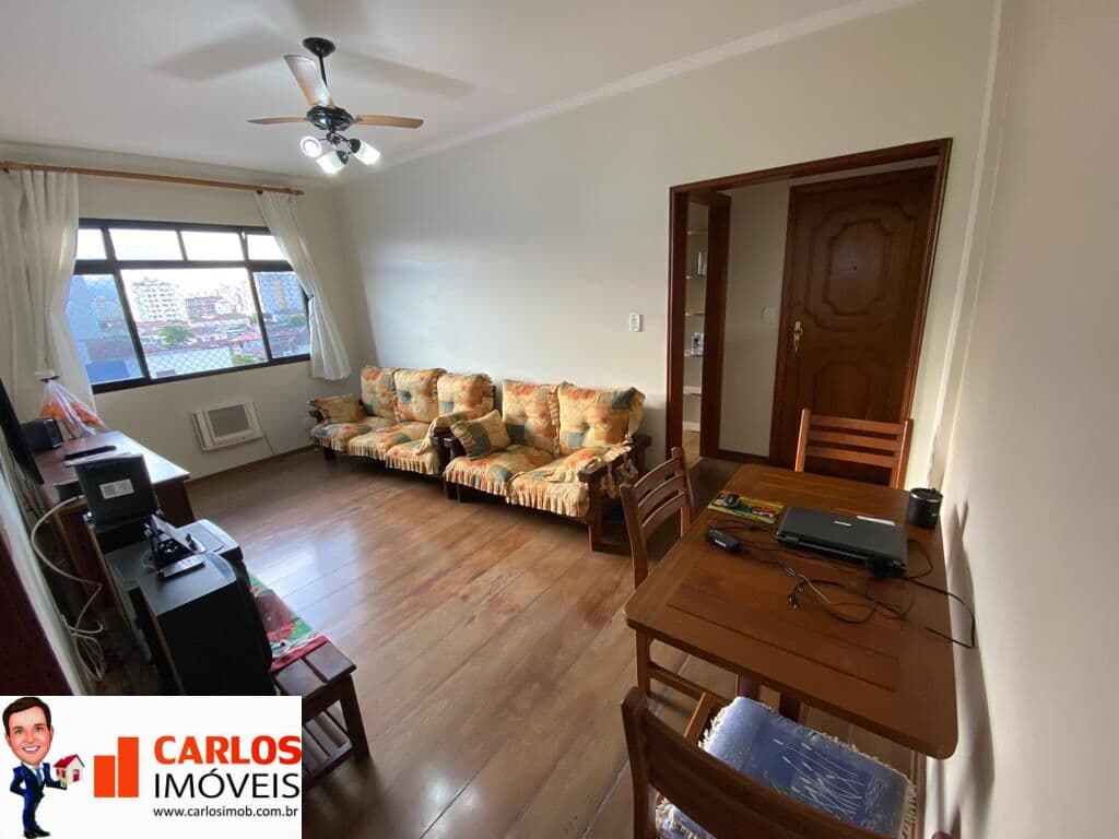 Excelente apartamento no bairro da Aparecida em Santos, 2 quartos, sala, cozinha, banheiros, área de serviço, elevador, garagem