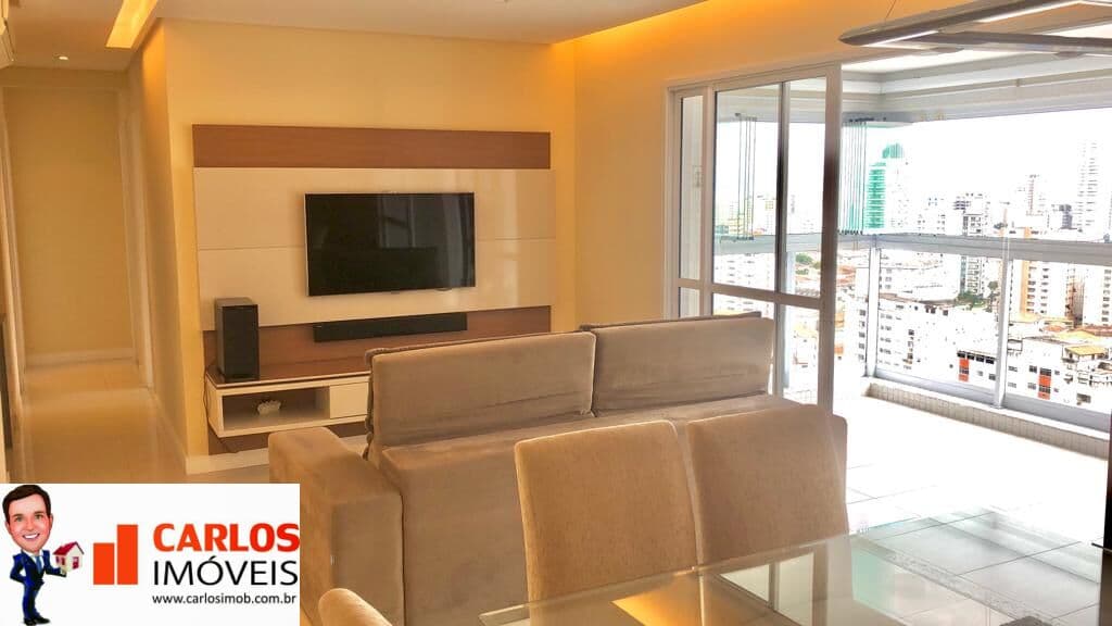 Apartamento perfeito mobiliado com 3 dormitórios + Home Office na Ponta da Praia.