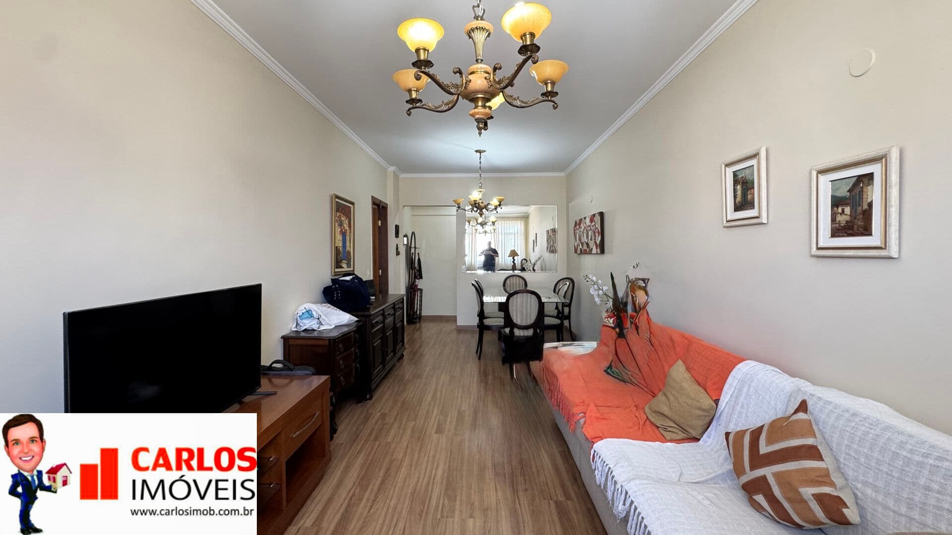 🌊 Boqueirão Amplo Apartamento na Rua Oswaldo Cruz – 114 m² com Vista Livre