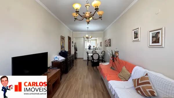 🌊 Boqueirão Amplo Apartamento na Rua Oswaldo Cruz – 114 m² com Vista Livre