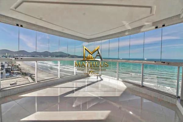 APARTAMENTO COM 3 SUÍTES FRENTE MAR NA MEIA PRAIA