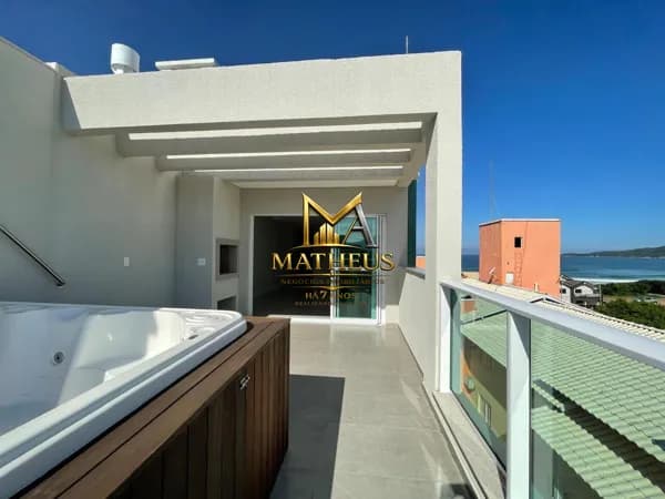COBERTURA ALTO PADRÃO COM JACUZZI E VISTA PARA O MAR