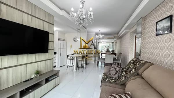 APARTAMENTO COM 2 SUÍTES MOBILIADO NA MEIA PRAIA! DIFERENCIADO!