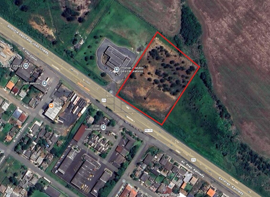 Lote/Terreno em Ponta Grossa - Contorno