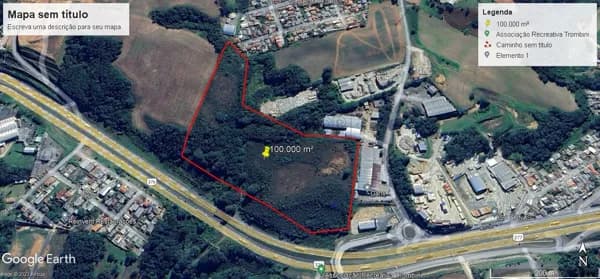 Terreno de 100.000 m² à Venda - BR 277 entre Curitiba e Campo Largo
