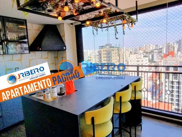 Apartamento com 2 dormitórios suítes closet, ampla sala varanda gourmet a venda na Vila Paulicéia