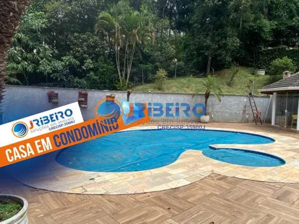 Casa em Condomínio 3 Suítes 8 Vagas Piscina Espaço Gourmet Quintal à Venda no Bairro Serra da Cantareira - Mairiporã/SP