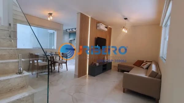 Casa em Condomínio com 2 dormitórios suítes, sala 2 ambientes 2 vagas a venda no bairro da Água Fria - SP