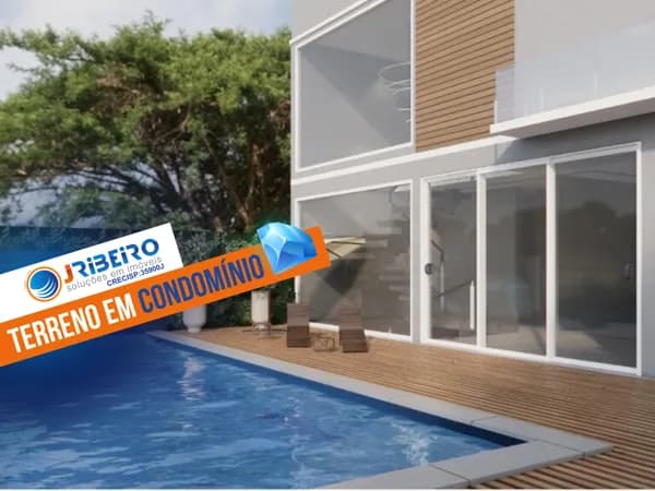 Terreno em condominio com obras em andamento a venda