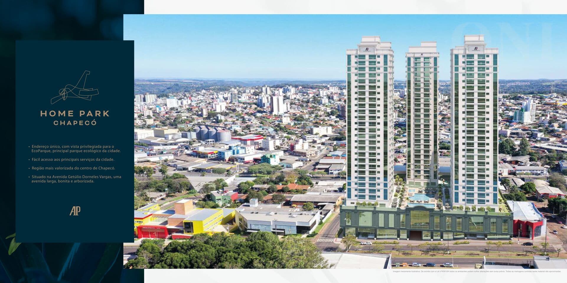 Apartamento em Passo dos Fortes, Chapecó/SC
