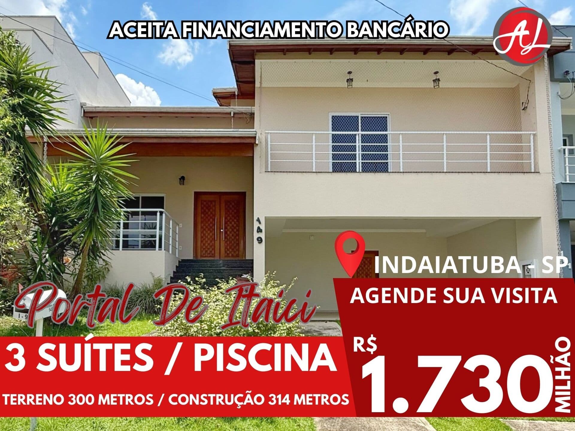 Sobrado Com 3 Suítes A Venda - Condomínio Portal De Itaici - Indaiatuba - SP!