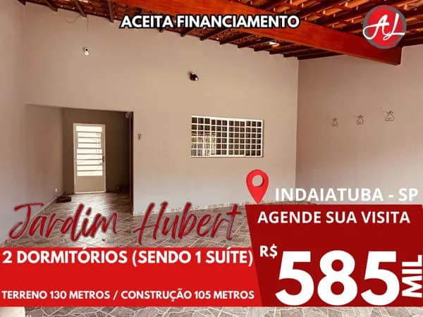 Casa A Venda Próximo Ao Parque Ecológico - Jardim Hubert, Indaiatuba!