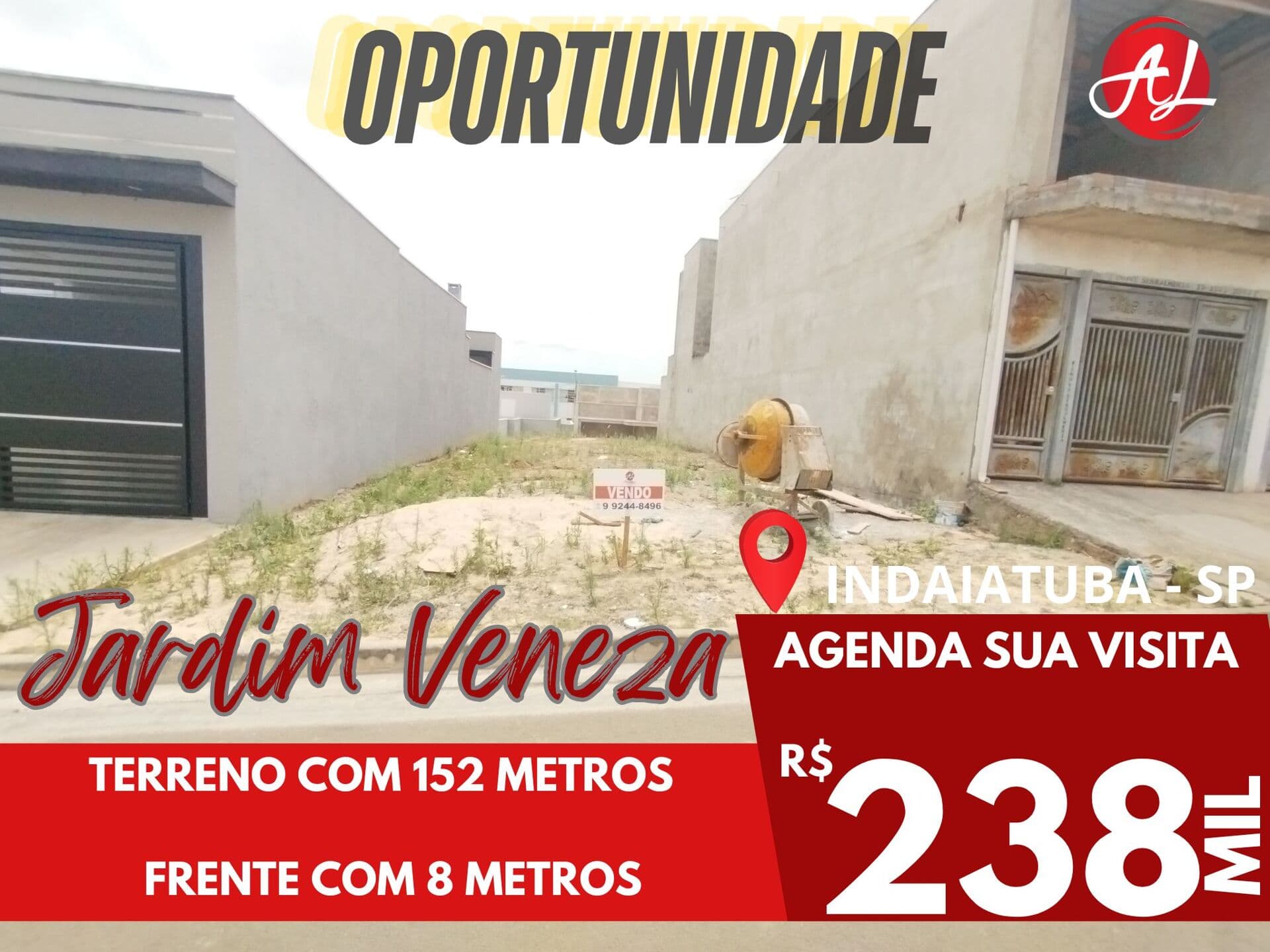 Terreno A Venda "OPORTUNIDADE" Jardim Veneza - Indaiatuba - SP!