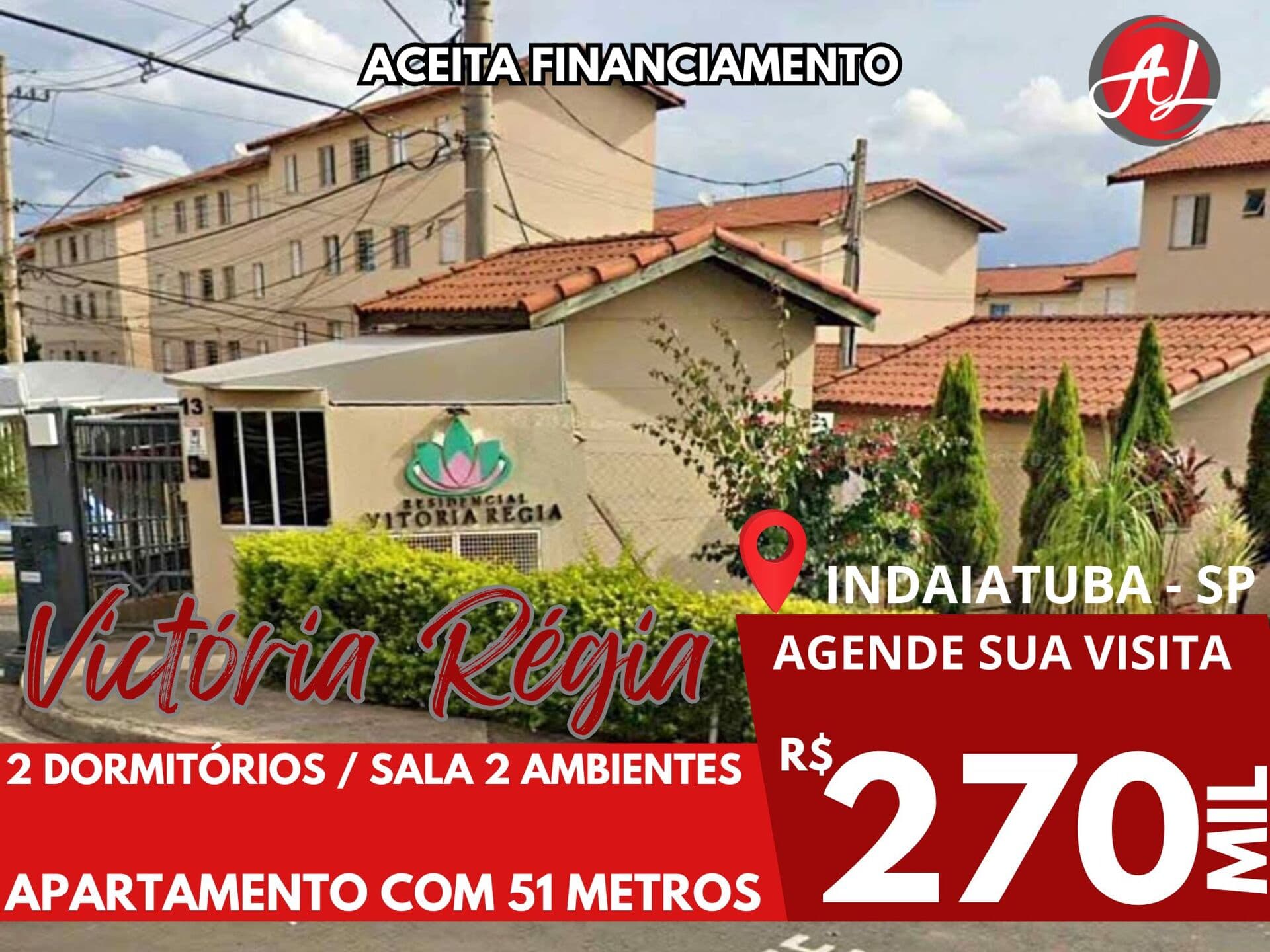 Apartamento Térreo 2 Dormitórios A Venda - Indaiatuba - SP!