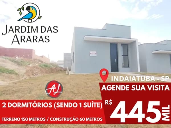 Casa a Venda 2 Dormitórios (1 Suíte) - Jardim Das Araras - Indaiatuba/SP!