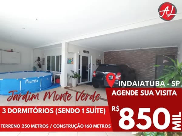 Casa Térrea A Venda No Bairro Jardim Monte Verde - Indaiatuba - SP!