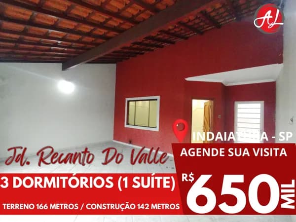 Casa Térrea Com 3 Dormitórios A Venda - Ao Lado Do Parque Ecológico - Indaiatuba - SP!