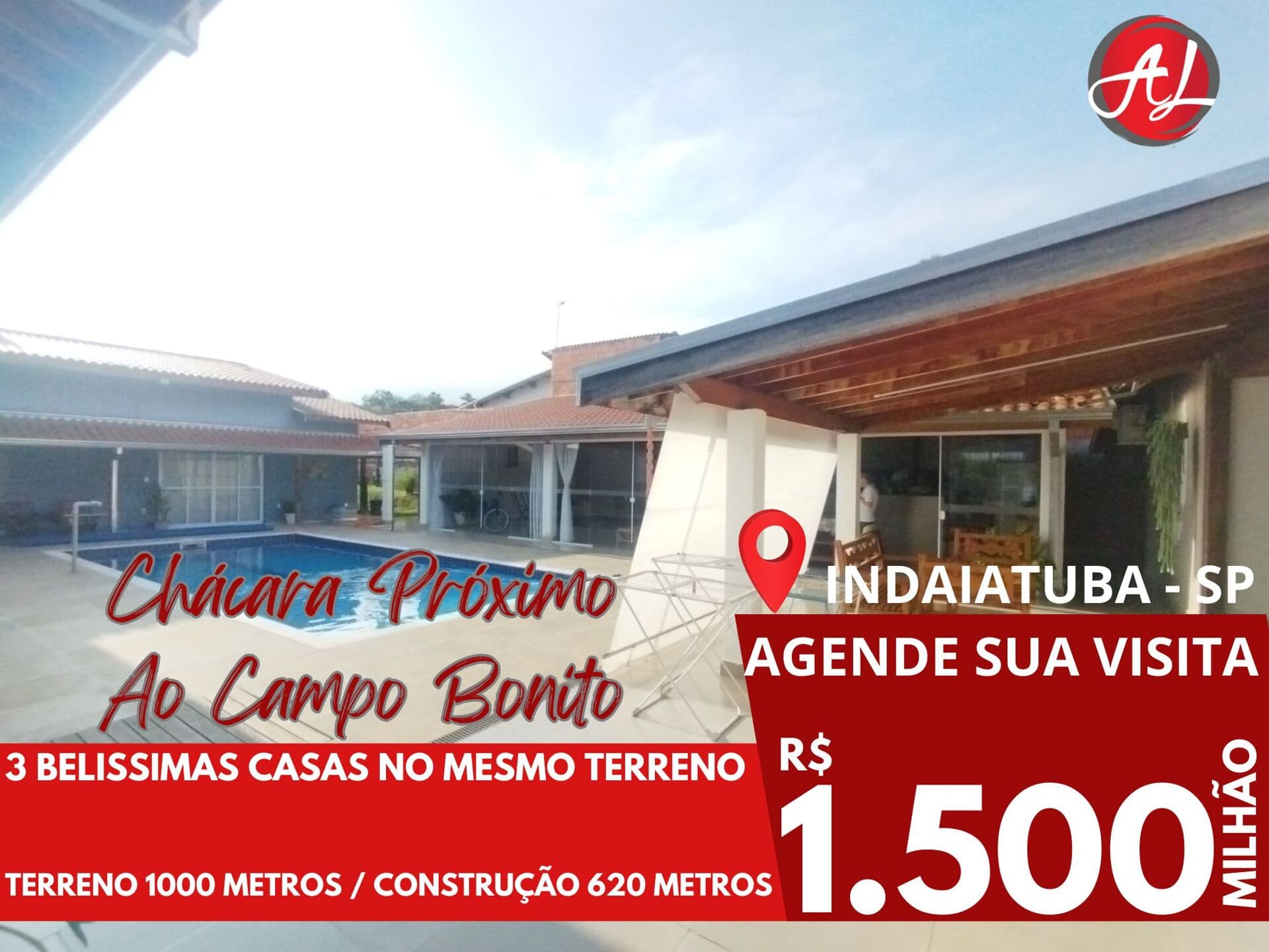 Chácara A Venda Com 3 Belíssimas Casas - Indaiatuba - SP!