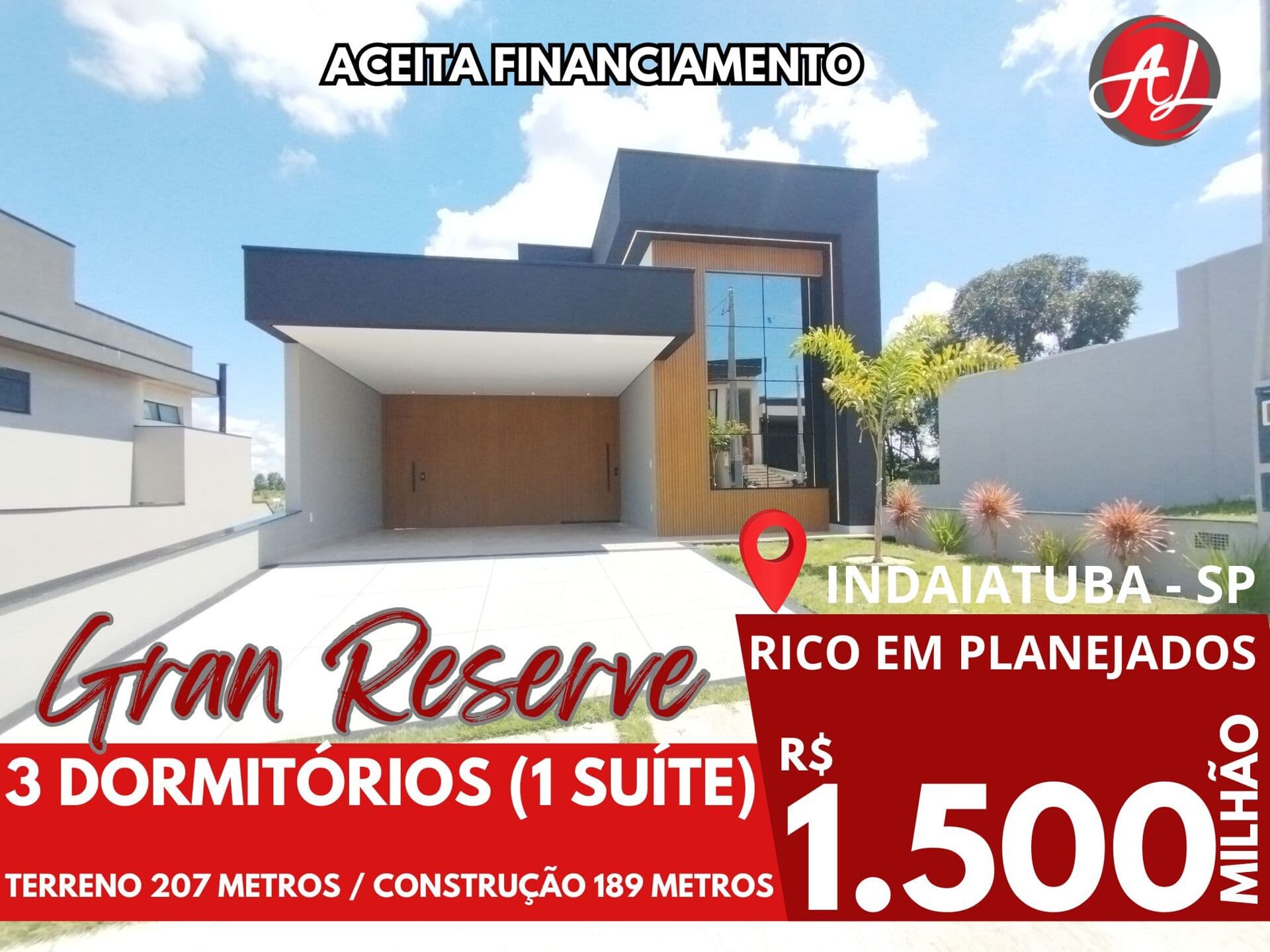 Casa A Venda No Condomínio Park Gran Reserve, Indaiatuba!