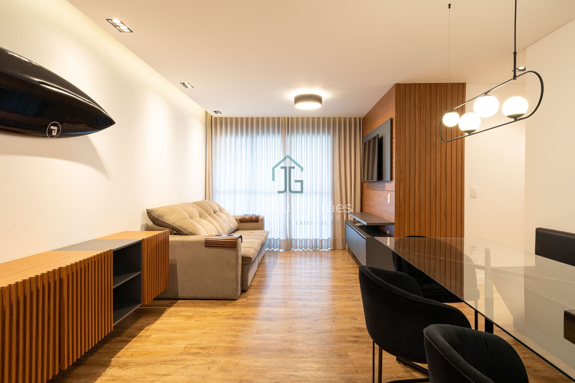 LOCAÇÃO ANUAL - Apartamento MOBILIADO no Nautilus Home Club com 3 dormitórios sendo 1 suíte, 89m² por R$ 5.490,00 - Centro - Penha/SC