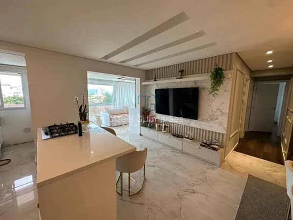 Apartamento de 3 quartos com varanda gourmet em condomínio com ampla área de lazer no centro de Penha/SC