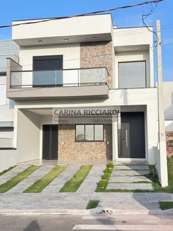 Casa a venda com 3 dormitórios sendo 1 siíte master em Condomínio Reserva da Mata no bairro Corrupira, Jundiaí/SP