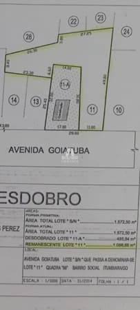 Terreno à venda, 1086 m² por R$ 800.000 - Setor Social - Itumbiara/GO