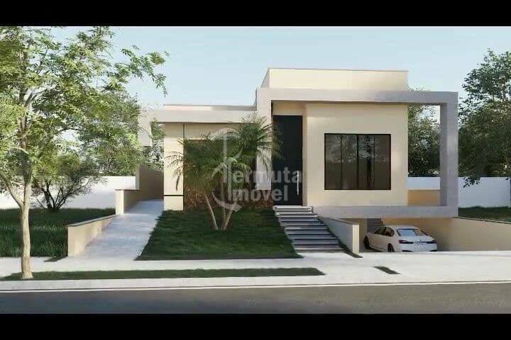 Casa semi térrea com 275m², 4 suítes, espaço gourmet e piscina no Burle Marx
