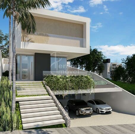 Casa com 545m², 4 suítes, escritório, piscina e lounge com jacuzzi no Tamboré 10