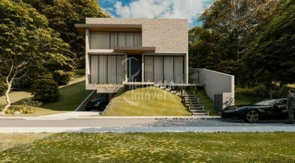 Casa com 440m², 4 suítes, espaço gourmet e piscina no Alphasítio