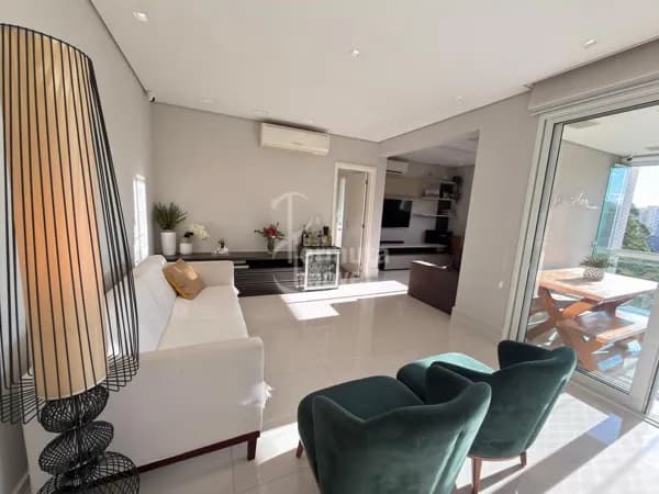 Apartamento à Venda Alphaville Tamboré 122m² Vista para Reserva 2 Suítes Semi Mobiliado