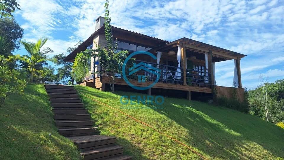 Chácara com Casa de Campo com Piscina e uma Bela Vista do Por do Sol à venda em Canelinha/SC