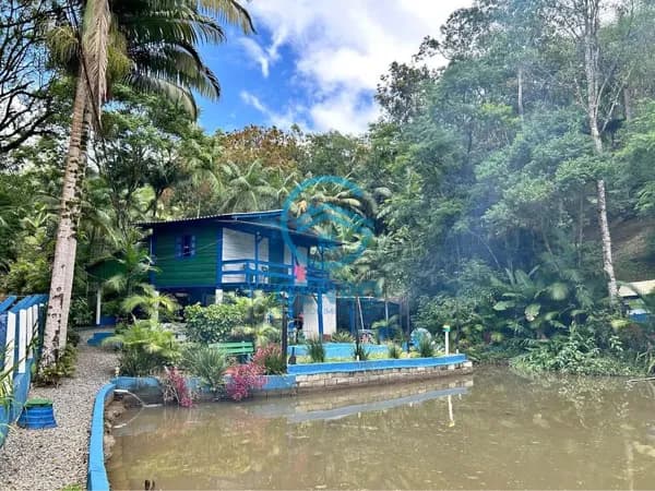 Chácara em Meio a Natureza com Lagoa e Terreno de 4.000m² à venda em Canelinha/SC