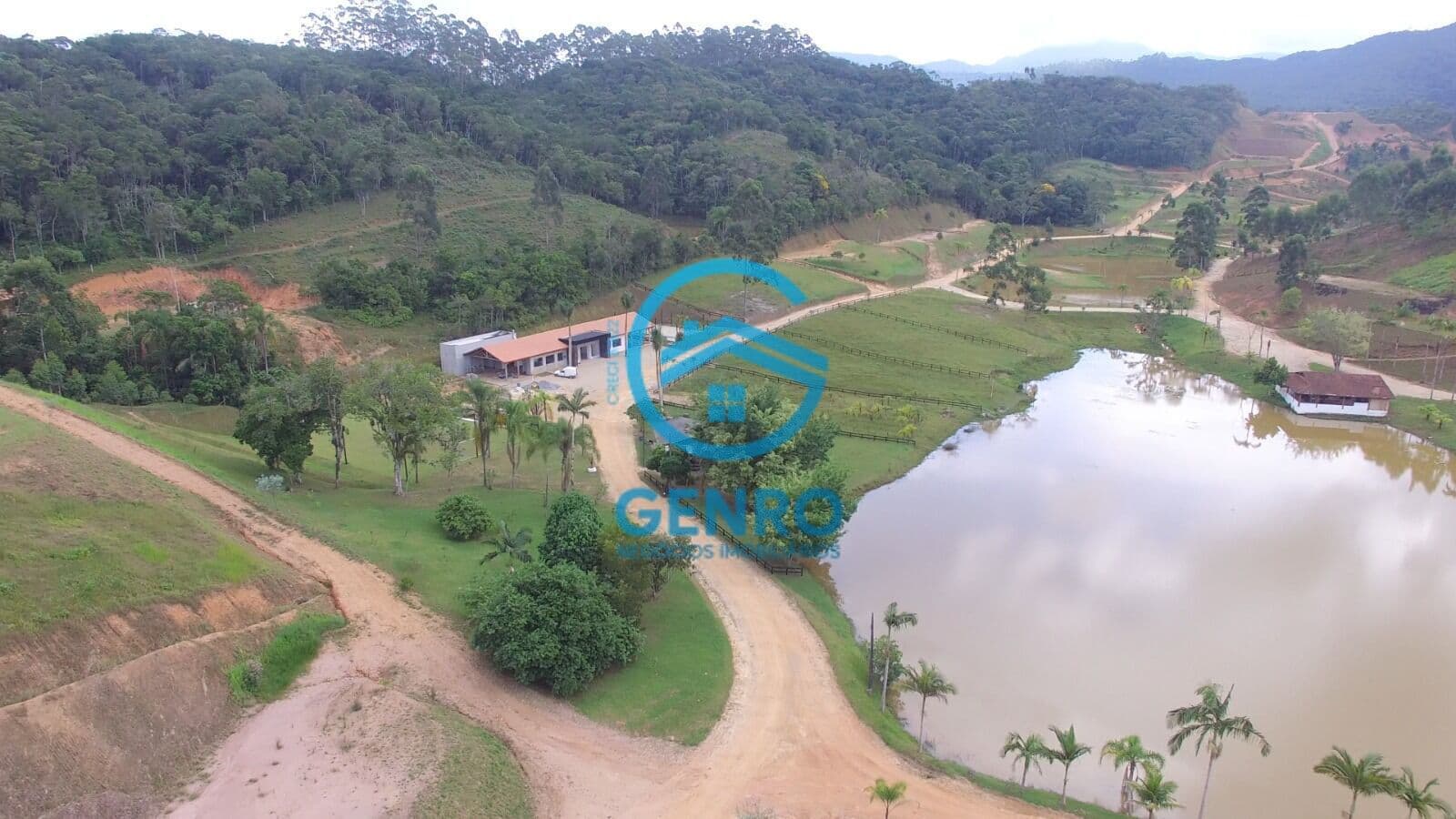 Lote com Escritura Pública em Condomínio Rural com Excelente Infraestrutura à venda em Canelinha/SC