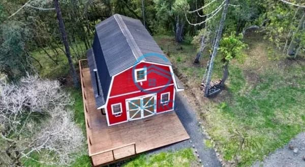 Cabana Estilo Celeiro Americano com Vista para as Montanhas com Terreno de 30.400m² à venda em Urubici/SC