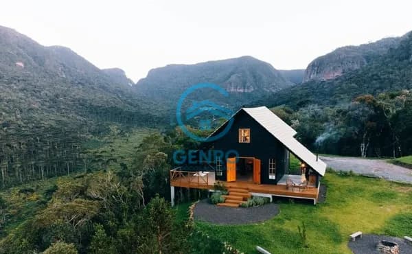 Chalé com uma Vista Deslumbrante para as Montanhas com Terreno de 50.600m² (5.6 Hectares) à venda em Urubici/SC