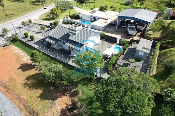 Chácara em Meio a Natureza com Piscina e Terreno de 1.600m² à venda em São João Batista/SC