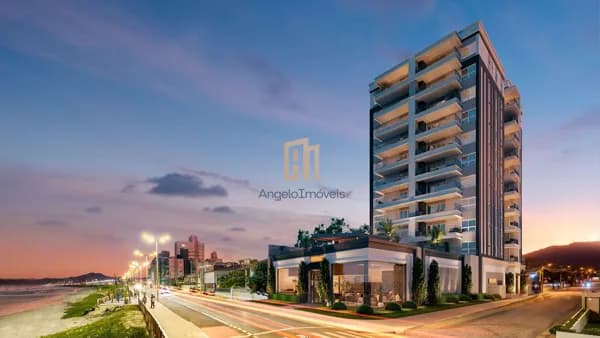 Apartamento com vista mar, 3 suítes, condomínio alto padrão na praia do Gravatá, Navegantes/SC