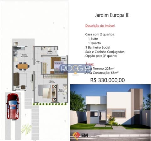 Casa em Primavera do Leste - Jardim Europa 3