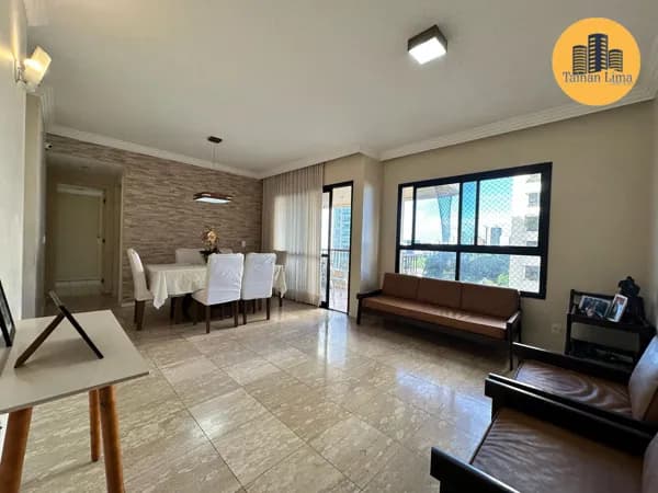 Apartamento Alto Padrão no Itaigara, rua super tranquila, são 4 quartos, com 2 vagas, planta com 123m²