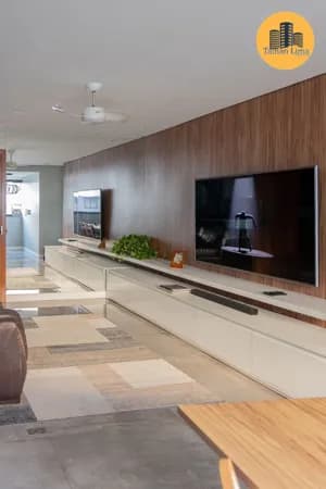 Apartamento Padrão em alphaville, com 1/4 finamente decorado, porteira fechada.