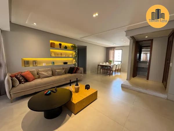 Apartamento Alto Padrão na Alameda Catânia, com 3 suites, 3 vagas cobertas, reformado.