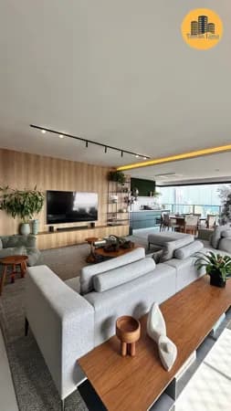 Apartamento no caminho das arvores, finamente decorado, com 3 suites com closet, 4 vagas.