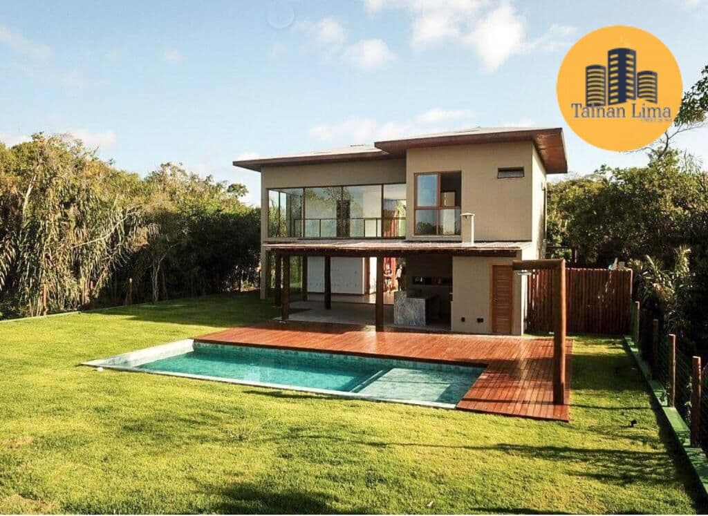 Casa De Praia Alto Padrão Sendo 4 Suítes Localizado na Avenida do Farol - Praia do Forte