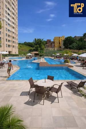 Apartamento Nascente no Imbuí | Vista Mar | 3/4, Sendo 1 Suíte | Vaga de Garagem Ampla | Com 40m² | Com Dispensa | Condomínio com Infraestrutura Completa!