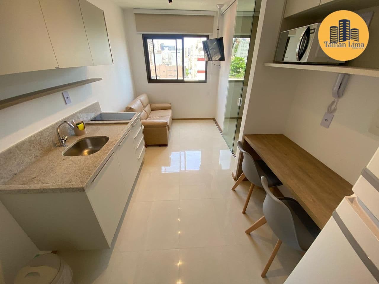 Apartamento Padrão no House Pituba, com 1 dormitório, porteira fechada, nascente, com vaga.